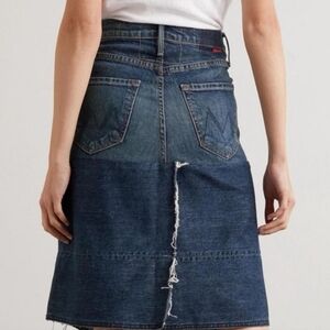 MOTHER+ Carolyn Murphy The Knee Step- Vent  Skirt